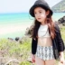 Áo tắm cho trẻ em ngày lễ Thời trang Hàn Quốc đẹp trai bikini đẹp ba mảnh phù hợp với quần áo tắm cho nữ đồ bơi tiên cá Bộ đồ bơi của Kid