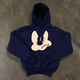 Темно-синий [429 г, утолщенный и тяжелый] с капюшоном