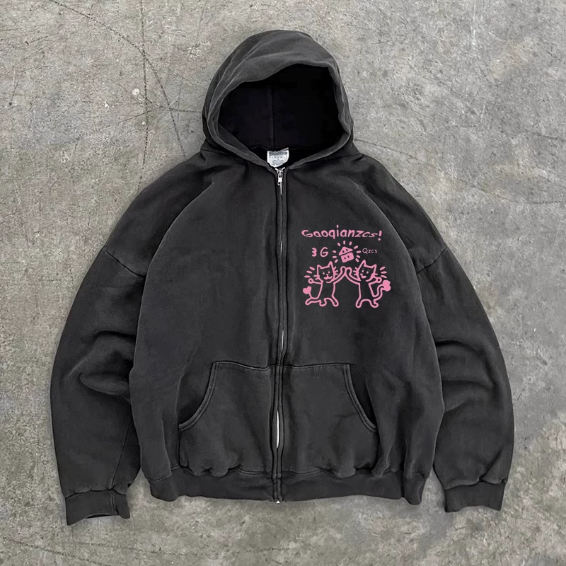Куртка на молнии, свитшот мужской и женский, oversize, для любимого