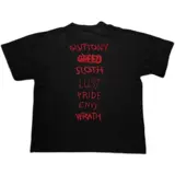 Деньги и благотворительные 260 граммов тяжелого хлопка!Diablo негабаритный печать Hiphop High Street Ветер