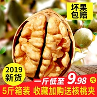 哎呦喂 Синьцзян ореховая бумага Кожа Тонкая кожа 5 Коробка Catties установлена ​​с новыми товарами, беременные женщины закускивают свежие тонкие раковины не -валнут ядра