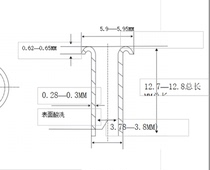 3 8*0 3*12 8 total length brass fully hollow pickled rivets 42 yuan one thousand customized
