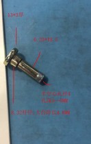 Iron step semi-hollow rivets colored zinc 6 3*23 3 rods long 0 24 yuan One piece includes mold and shipping cost