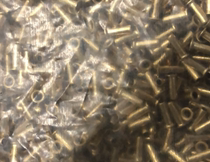 Iron-plated brass fully hollow rivets 3*8 and 10 long 35 3 yuan per kilogram including tax shipping