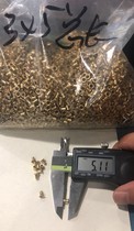 Brass full hollow rivet 3*5 total length non-standard parts 13 yuan 1000 in stock