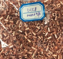 Red copper fully hollow rivet 3 * 0 5 * 5 8 long RMB52  one thousand Depository 300 thousand New