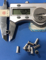 Brass fully hollow tin-plated rivets 4*0 3*10 total length 45 yuan for one thousand pieces deposit 100000