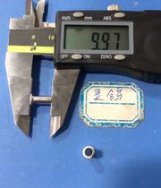 4*0 3*10 total length brass fully hollow tin-plated rivets 33 yuan 1000 pieces in stock