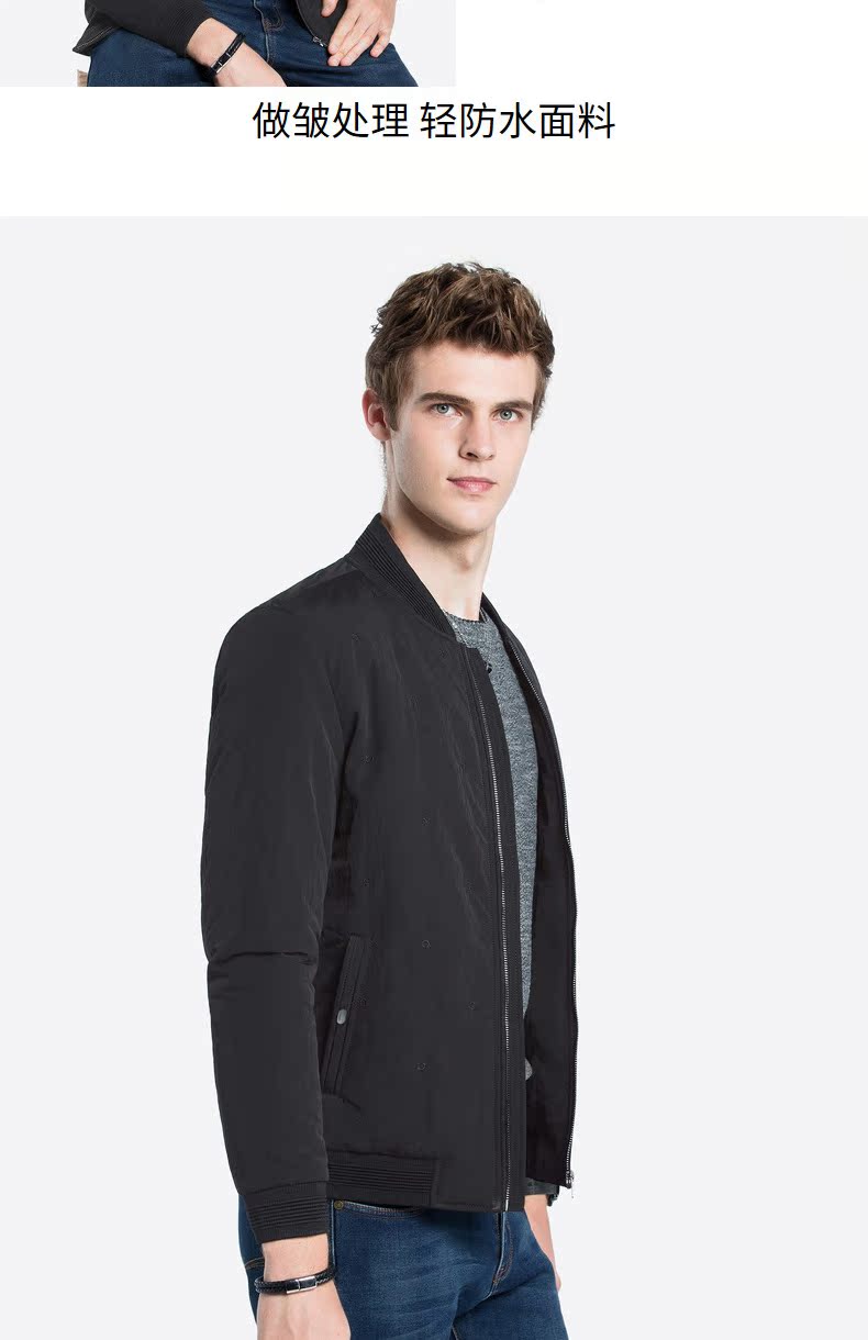 Áo khoác nam Camel 2018 thu đông mới Áo khoác cotton nam Áo khoác nam Hàn Quốc ngắn theo xu hướng áo khoác cotton để giữ ấm cho quần áo áo khoác jean nam