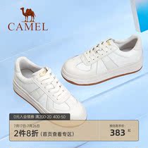 Camel white shoes womens 2021 summer new wild thick-soled flat shoes student leisure sports womens shoes tide