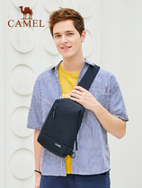 Camel chest bag mens fashion brand Korean version of leisure sports large capacity shoulder bag Young people fashion chest crossbody backpack