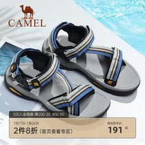 Camel mens shoes 2021 summer new outdoor thick-soled couple non-slip beach shoes tide shoes sports sandals men and women