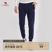 Camel sweatpants mens new closed knitted trousers slim drawstring casual pants mens sweatpants