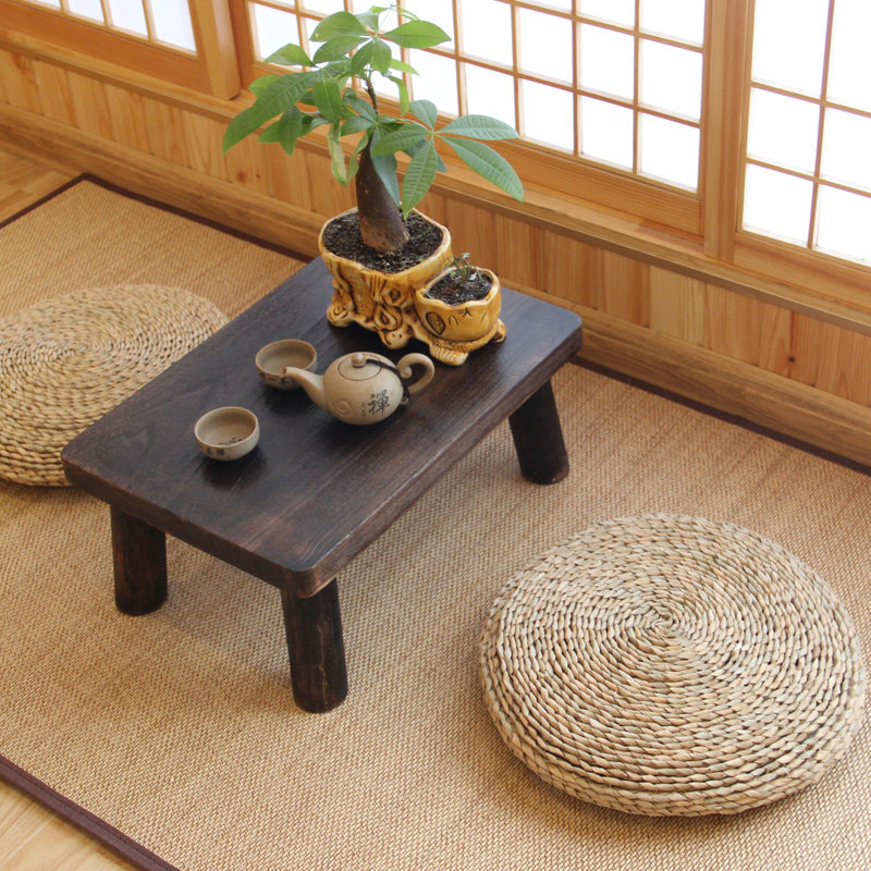 Straw Cushion Ikea Japanese Thickened Round Tatami Bay Window