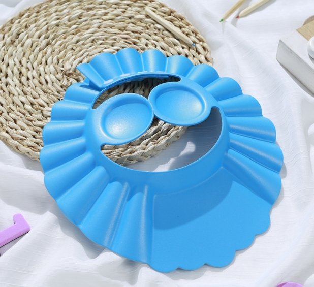 Children's bath hat baby bath hat shampoo cap adjustable hair washing cap for baby and baby with baby washing cap