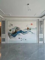 Overall Pillar Styling High Light Bamboo Wood Fiber Background Wall Full House Custom Quick Fit Integrated Wall Panel TV Background