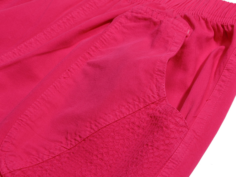 Mùa xuân và mùa hè mặc quần dài của phụ nữ trung niên Quần mẹ trung niên bằng vải cotton co giãn thẳng - Cộng với kích thước quần áo quần jean nữ ống rộng