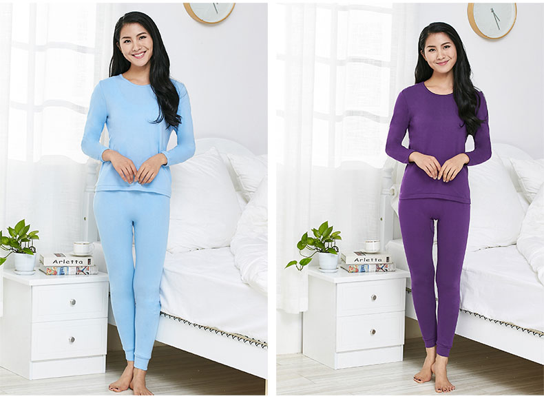 Nên và mát mẻ cotton nam đồ lót nhiệt ngọn phụ nữ dày cổ tròn chạm đáy áo len cotton đơn mảnh áo giữ nhiệt nữ lót lông