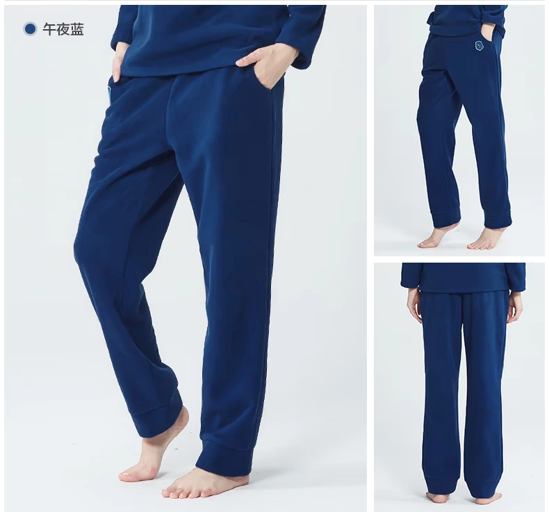 Yi và mát mẻ phụ nữ cộng với quần nhung ấm nhà quần lông cừu bó quần dày quần rộng quần giản dị quần ngủ