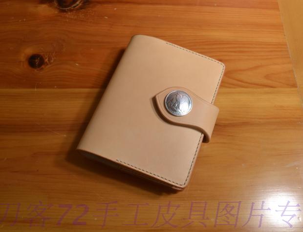 Knife 72 new products original pure handmade Italian first layer cowhide vegetable tanned saddle leather A6 notebook hand account