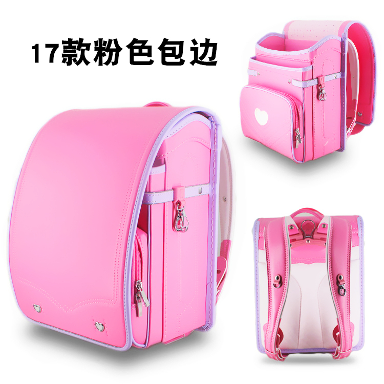 Đích thực Nhật Bản trường tiểu học schoolbag 1-3-5 gánh nặng ridged nam giới và phụ nữ trẻ em hộp ba lô trọng lượng nhẹ mặc balo đi học cấp 1