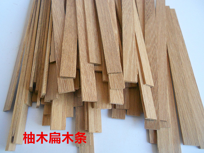 Teak Solid Wood Flat Wood Strips Ship Model Doll House Wooden Floor Wall DIY Handmade Materials