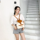 Рюкзак, модная сумка через плечо для выхода на улицу, ранец, сумка для путешествий, городской стиль, на шнурках