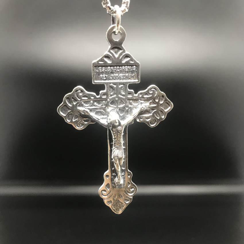 Sacred Things Alumni Gift 925 silver ten Words of bitter like 5 5cm with titanium steel chain