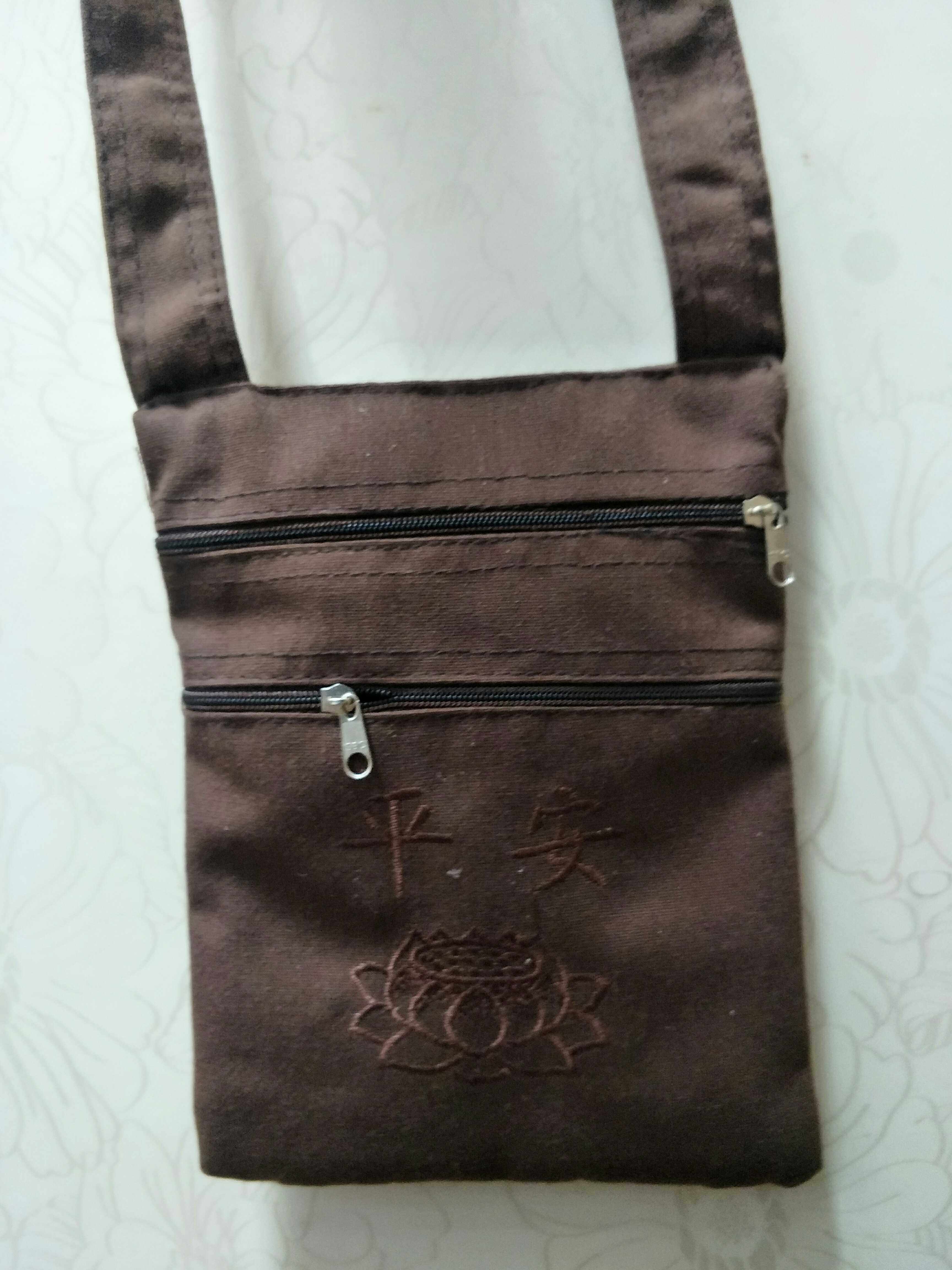 Putuo Mountain Tourism Little Buddha handbag cotton cloth material zero money bag