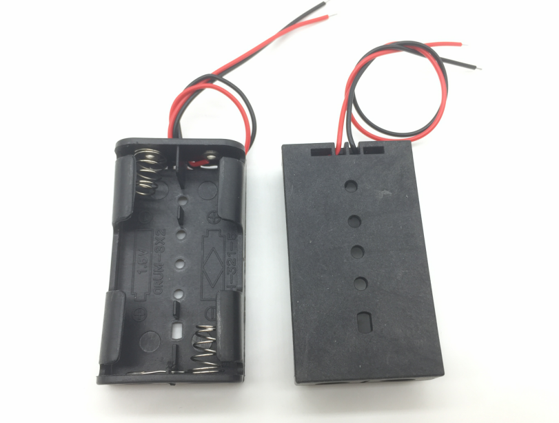 Two-section 5 battery case No lid No switch unsealed and can fit 2 Festival 5 Number of batteries 3V Battery box