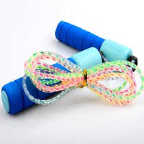 Professional adult children count skipping rope students in the test pattern jumping god rope Aerobic exercise weight loss fitness dedicated