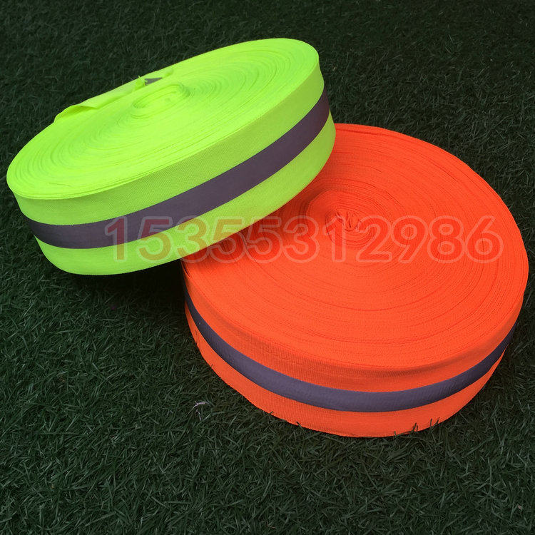 Traffic warning with high brightness reflective webbing with reflective cloth fluorescent webbing with safety cordon with safety cordon