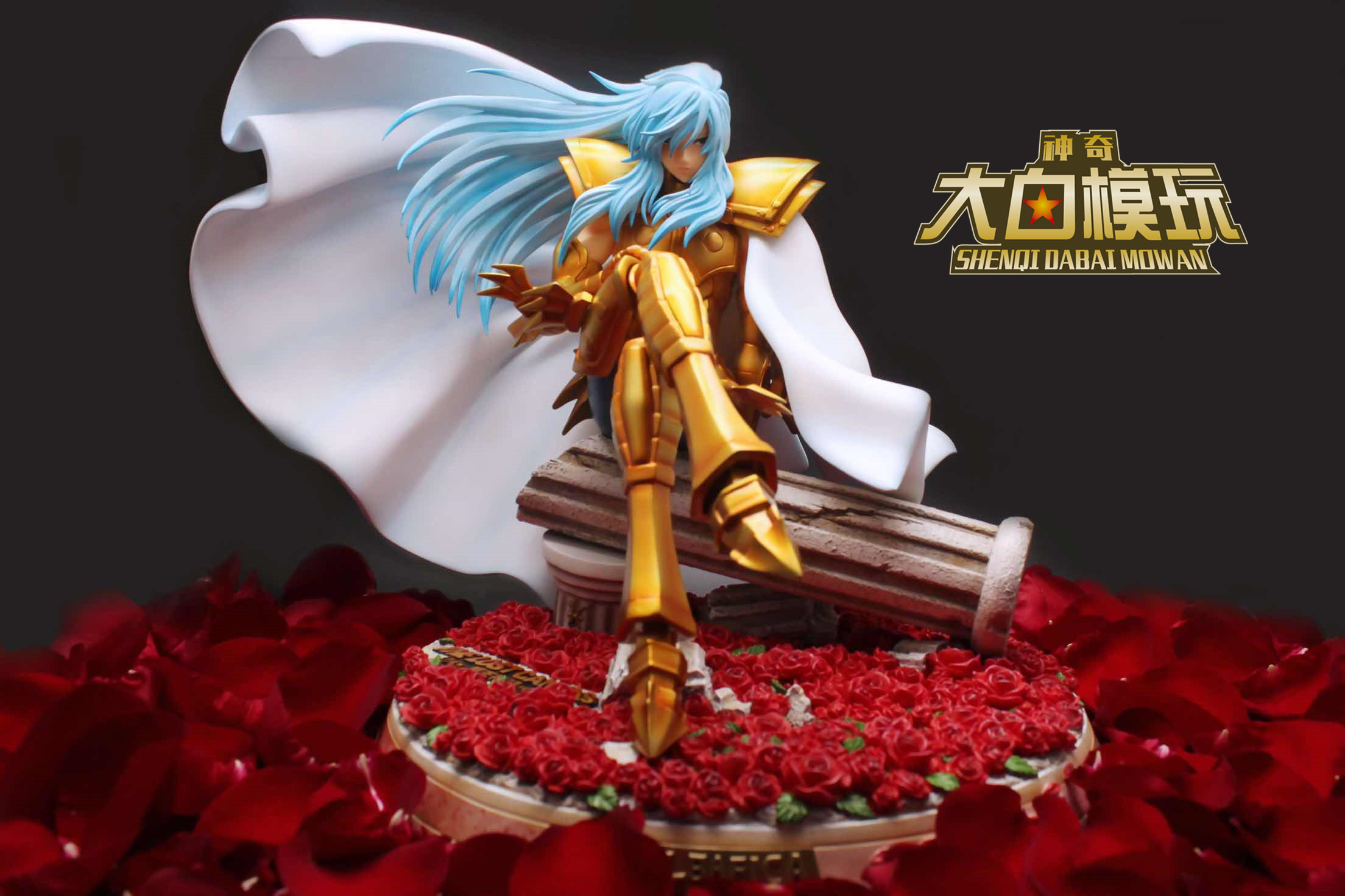 Longyon Cabinet Saints Meditation Mythical Saints Myth original GK Twin Fish Seat Statue Jabberfika