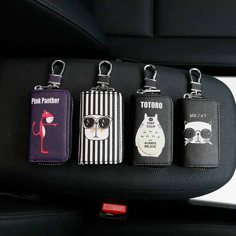 Meow star car key bag cover buckle personality creative Korean cute female suitable for Volkswagen BMW Audi supplies