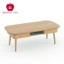 Red Apple Furniture Nordic Sunny Series Phòng khách Phong cách Châu Âu Hộ gia đình nhỏ Căn hộ nhỏ Bàn trà Bàn cà phê Bàn trà lưu trữ A178 - Bàn trà