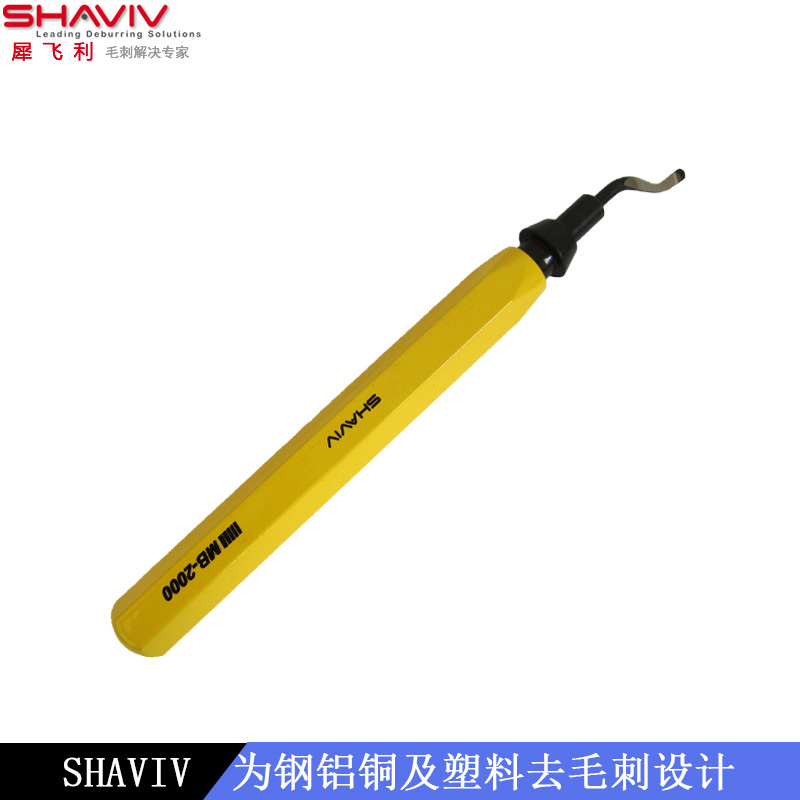 Shaviv Mb2000 Burr Pen Heavy-Duty Hexagonal Handle Metal Trimming Knife Scraper 155-29161