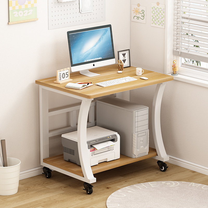 Movable Desktop Computer Table, Bedroom Bedside Desk, Small Apartment Laptop Workstation, Home Study Writing Desk Movable Desktop Computer Table, Bedroom Bedside Desk, Small Apartment Laptop Workstation, Home Study Writing Desk