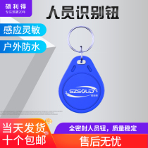 Big promotion Patrol name button Personnel button Patrol stick personnel card Patrol personnel information button Waterproof