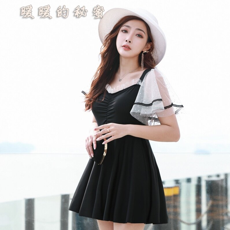 Swimsuit Fat mm Big size Size Coverup Summer Swim Fat Man Suit Slim with chest cushion wearing a hitch and a large size for a large size