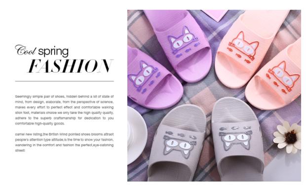 Phòng tắm mùa hè phòng tắm nam chống trượt nhà trong nhà nhà dày đáy nhà dép nam đôi dép và dép dép puma chính hãng