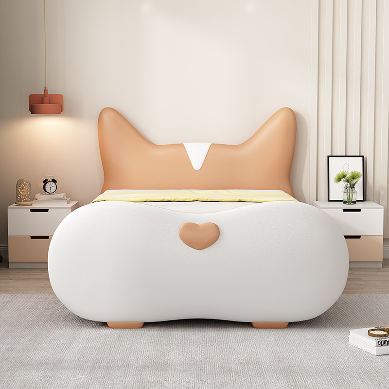 Kids Corky Puppy Cartoon Creative Kids Boy Single Man 1 5 Soft Bag Mu with Guardrail Anti-Collision Assembly