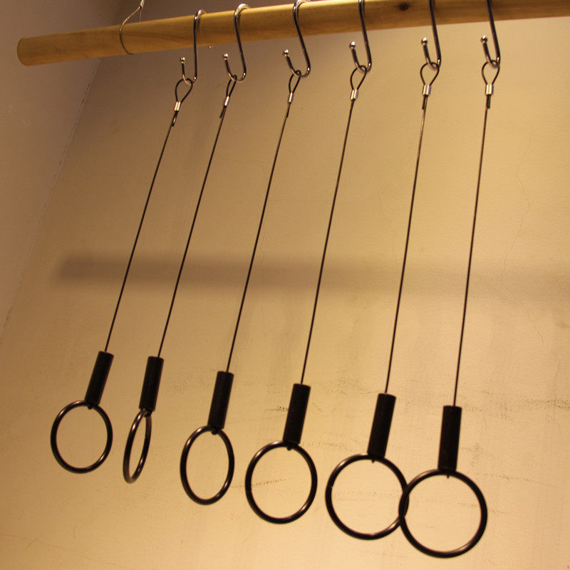 Clothing Store Clothes Hanger Show Shelf Iron Art Men And Women Clothing Display Shelves Rings Hung Clothes Racks Upper Wall Hanger Wall Hanging