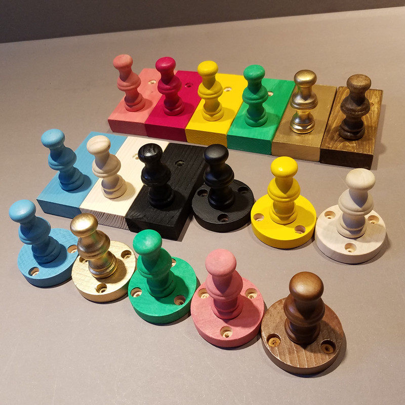 Clothing hook European display rack on the wall point hanging gold single hook Women's clothing shelf Children's clothing store shelves vintage