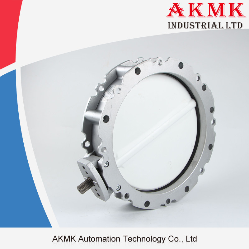 Manufacturers direct selling cement butterfly valve double flange valve V2 FS - 300SN powder butterfly valve