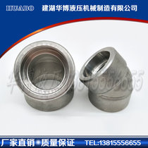 45 degree Socket welding elbow 16Mn alloy steel galvanized high pressure forged pipe parts DN32 3000LB