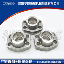 Stainless steel AFLA (with slot) Socket welding flange high pressure tubing pump port integral connection hydraulic flange