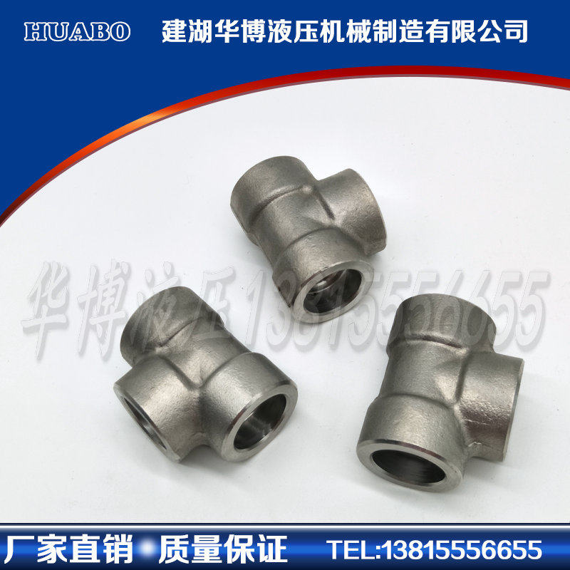 Plug-in-welded skew tee forged steel blank