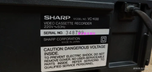 Sharp/夏普 [Sound Bao] VC-K88/89/H93/H99 // A62 Видео-титановый поверхностный магнитный барабан VHS