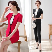 Business Dress Women's Suit Suit 2021 New Temperament Hotel Work Suit Summer Suit Interview Dress Women