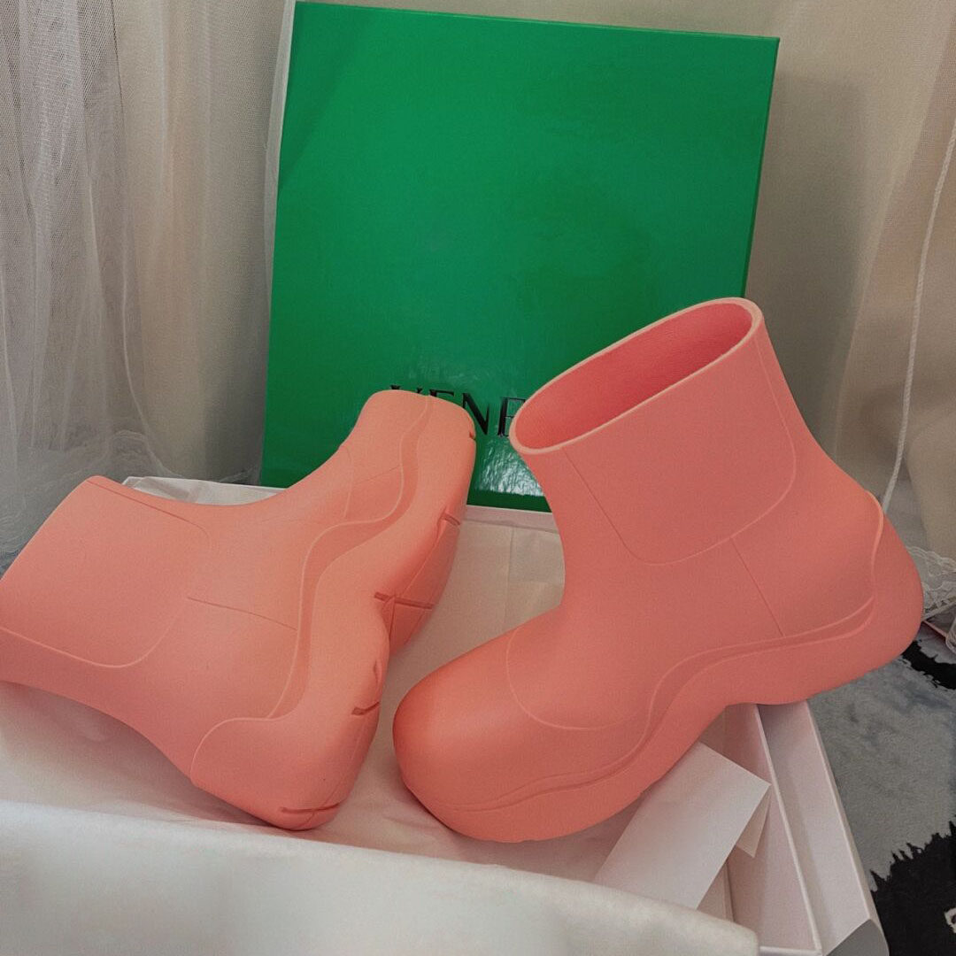 Axigo mona net red with the same rain boots 2022 spring and summer new rain boots thick bottom Martin boots Chelsea boots women